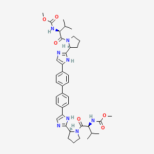 molecular formula C40H50N8O6 B1662798 达克拉他韦 CAS No. 1009119-64-5