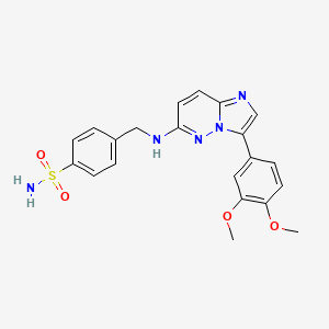 molecular formula C21H21N5O4S B1662801 IRAK 抑制剂 3 CAS No. 1012343-93-9
