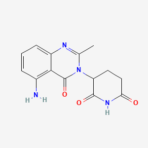 molecular formula C₁₄H₁₄N₄O₃ B1662804 Avadomide CAS No. 1015474-32-4