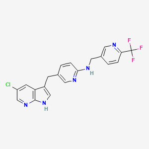 molecular formula C₂₀H₁₅ClF₃N₅ B1662808 Pexidartinib CAS No. 1029044-16-3
