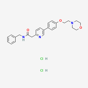 molecular formula C26H31Cl2N3O3 B1662809 KX2-391 dihydrochloride CAS No. 1038395-65-1