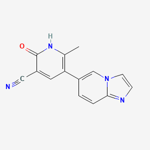 molecular formula C14H10N4O B1662815 Olprinone CAS No. 106730-54-5