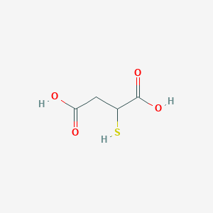 molecular formula C4H6O4S B166282 Mercaptosuccinic acid CAS No. 70-49-5
