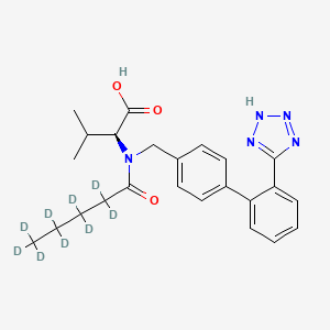 molecular formula C24H29N5O3 B1662823 (Rac)-Valsartan-d9 CAS No. 1089736-73-1