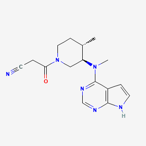 molecular formula C16H20N6O B1662825 (3R,4S)-Tofacitinib CAS No. 1092578-46-5