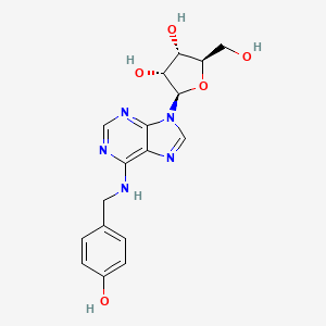 molecular formula C17H19N5O5 B1662826 N6-(4-Hydroxybenzyl)adenosine CAS No. 110505-75-4