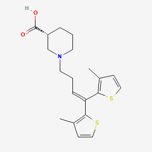molecular formula C20H25NO2S2 B1662831 Tiagabine CAS No. 115103-54-3