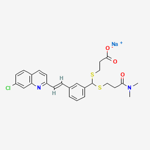 molecular formula C26H26ClN2NaO3S2 B1662832 MK-571 CAS No. 115103-85-0