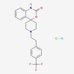 molecular formula C21H22ClF3N2O2 B1662833 RS102895 hydrochloride CAS No. 1173022-16-6