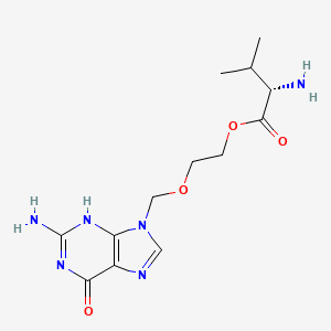 B1662844 Valaciclovir CAS No. 124832-26-4