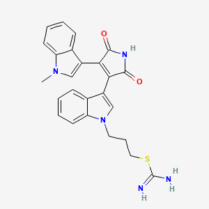 B1662845 bisindolylmaleimide IX CAS No. 125314-64-9