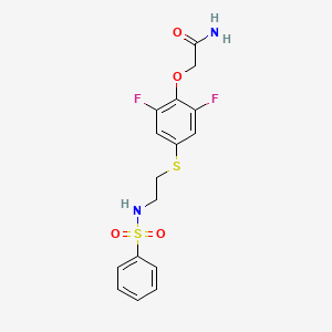 molecular formula C16H16F2N2O4S2 B1662858 Pepa CAS No. 141286-78-4
