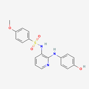 molecular formula C₁₈H₁₇N₃O₄S B1662860 Abt-751 CAS No. 141430-65-1