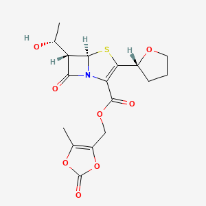 B1662861 Faropenem daloxate CAS No. 141702-36-5