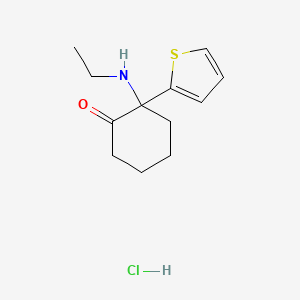 molecular formula C12H18ClNOS B1662862 Tiletamine hydrochloride CAS No. 14176-50-2