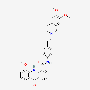 molecular formula C34H33N3O5 B1662867 Elacridar CAS No. 143664-11-3