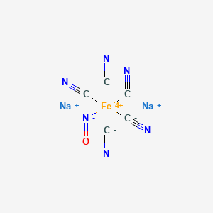 molecular formula C5FeN6Na2O- B1662872 Sodium nitroprusside anhydrous CAS No. 14402-89-2