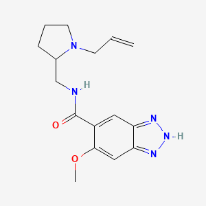 molecular formula C16H21N5O2 B1662876 Alizapride CAS No. 59338-93-1
