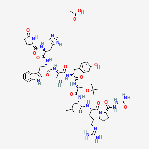 molecular formula C61H88N18O16 B1662877 Goserelin acetate CAS No. 145781-92-6