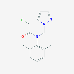 molecular formula C14H16ClN3O B166288 Metazachlor CAS No. 67129-08-2