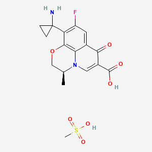 molecular formula C17H19FN2O7S B1662896 Pazufloxacin Mesilate CAS No. 163680-77-1