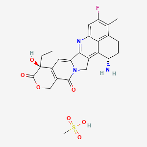 molecular formula C25H26FN3O7S B1662897 Exatecan mesylate CAS No. 169869-90-3
