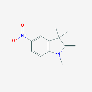 molecular formula C12H14N2O2 B016629 1,3,3-Trimethyl-2-methylene-5-nitroindoline CAS No. 36429-14-8