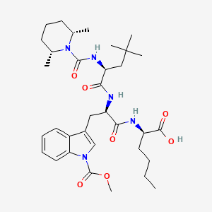 molecular formula C34H51N5O7 B1662907 BQ-788 free acid CAS No. 173326-37-9