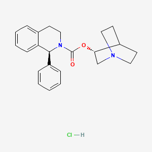 molecular formula C23H27ClN2O2 B1662910 Solifenacin hydrochloride CAS No. 180468-39-7