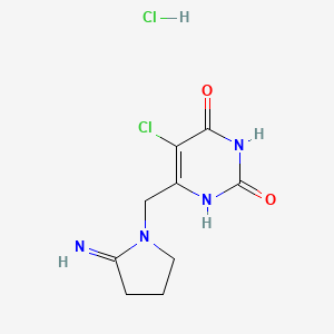 molecular formula C9H12Cl2N4O2 B1662911 Tipiracil hydrochloride CAS No. 183204-72-0