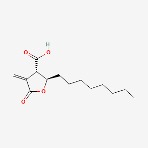molecular formula C14H22O4 B1662914 (2R,3S)-C75 CAS No. 191282-48-1