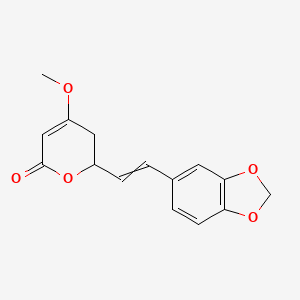 molecular formula C15H14O5 B1662917 Methysticin CAS No. 20697-20-5