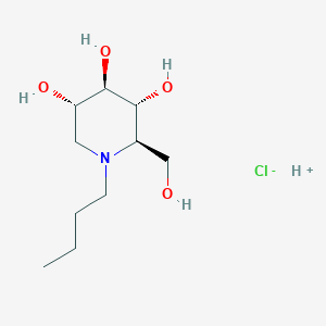 molecular formula C10H22ClNO4 B1662918 Miglustat hydrochloride CAS No. 210110-90-0