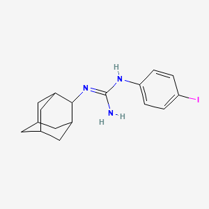 molecular formula C17H22IN3 B1662928 1-(4-碘苯基)-3-(2-金刚烷基)胍 CAS No. 193527-91-2
