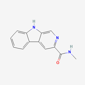 molecular formula C13H11N3O B1662930 N-甲基-β-咔啉-3-羧酰胺 CAS No. 78538-74-6