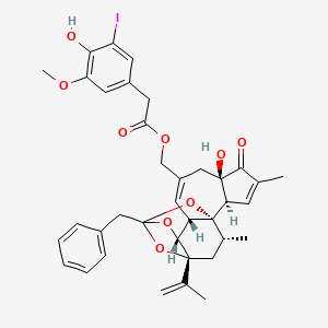 molecular formula C37H39IO9 B1662938 5'-Iodoresiniferatoxin CAS No. 535974-91-5
