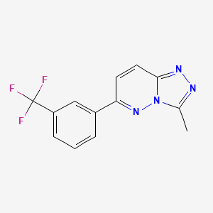 molecular formula C13H9F3N4 B1662939 CL 218872 CAS No. 66548-69-4