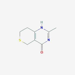 molecular formula C8H10N2OS B1662944 7,8-Dihydro-2-methyl-1H-thiopyrano[4,3-d]pyrimidin-4(5H)-one CAS No. 284028-90-6