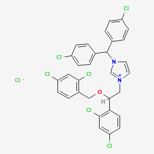 molecular formula C31H23Cl7N2O B1662950 Calmidazolium Chloride CAS No. 57265-65-3