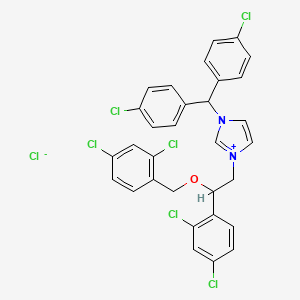 molecular formula C31H23Cl7N2O B1662950 Calmidazolium chloride CAS No. 57265-65-3