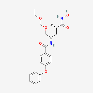 molecular formula C22H28N2O6 B1662953 Mmp inhibitor V CAS No. 223472-31-9