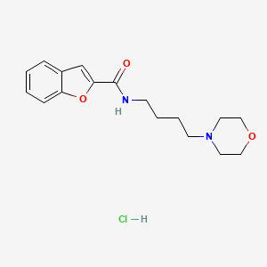 molecular formula C17H23ClN2O3 B1662954 CL-82198 hydrochloride CAS No. 1188890-36-9