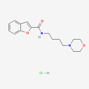 molecular formula C17H23ClN2O3 B1662954 CL 82198 hydrochloride CAS No. 1188890-36-9