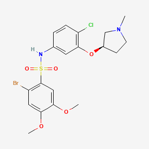 molecular formula C19H22BrClN2O5S B1662956 SB-657510 CAS No. 474960-44-6