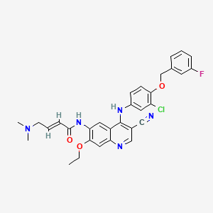 molecular formula C31H29ClFN5O3 B1662958 Hki-357 CAS No. 848133-17-5