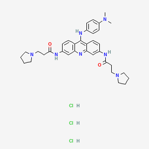 molecular formula C35H46Cl3N7O2 B1662963 Braco-19 trihydrochloride CAS No. 1177798-88-7