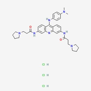 molecular formula C35H46Cl3N7O2 B1662963 BRACO 19 trihydrochloride CAS No. 1177798-88-7