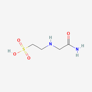 molecular formula C4H10N2O4S B1662964 N-(Carbamoylmethyl)taurine CAS No. 7365-82-4