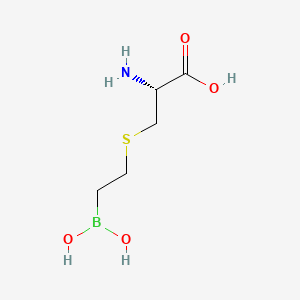 molecular formula C5H12BNO4S B1662967 S-(2-boronoethyl)-L-cysteine CAS No. 63107-40-4