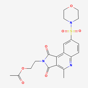 molecular formula C20H21N3O7S B1662974 Ivachtin CAS No. 745046-84-8